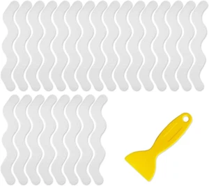 24 Pcs anti Slip Shower Stickers, Non Slip Bathtub Stickers, Safety Bathtub S... - Picture 1 of 1