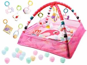 Kontext Lernmatte Laufstall Pool mit Bällen rosa - Bild 1 von 9