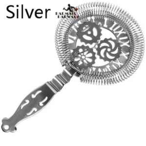 Strainer Silver Barware Cocktail Making Clock Style - Picture 1 of 1