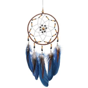 Atrapasueños MOONFLY Hecho a Mano Pluma Tradicional Atrapasueños Colgante Hogar... - Imagen 1 de 7