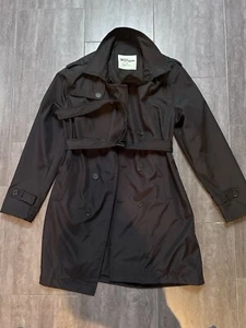 Stilvoller schwarzer Trenchcoat Snazzy Original, Größe XL - Bild 1 von 3