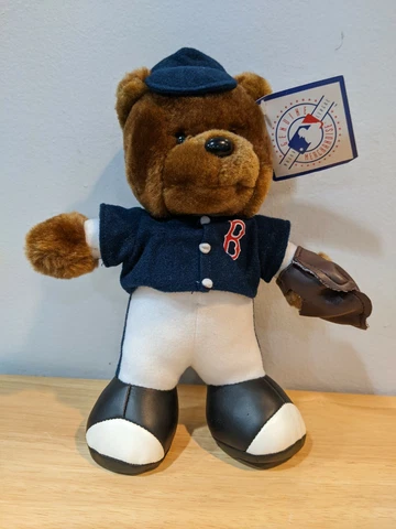 NEW Classic 2001 Boston Red Sox Good Stuff Bear with Glove - Stuffed Animal NWT Cover