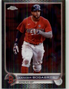 2022 Topps Chrome Sonic Xander Bogaerts #55 Boston Red Sox - Picture 1 of 2