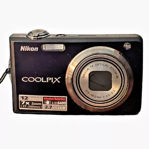 Nikon Coolpix S630 schwarze Digitalkamera 12 Megapixel Objektiv Fehler Einschalten - Bild 1 von 4