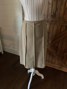 IDEOLOGY A-Line Paneled Geometric Pattern Work Career Skirt Sz 6 (X1) - Picture 1 of 10