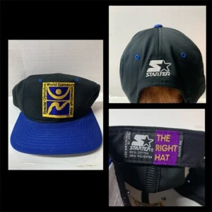 Cappello Berretto Snapback Vintage Anni 90 Special Olympics Connecticut 1995 Starter - MOLTO RARO - Foto 1 di 11