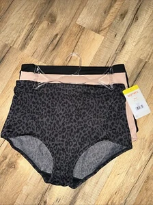 Warners Mikrofaser Dig-Free Hi-Waist Slip Höschen 3 Stück Gr. M/6 *RS10430* Neu mit Etikett - Bild 1 von 9
