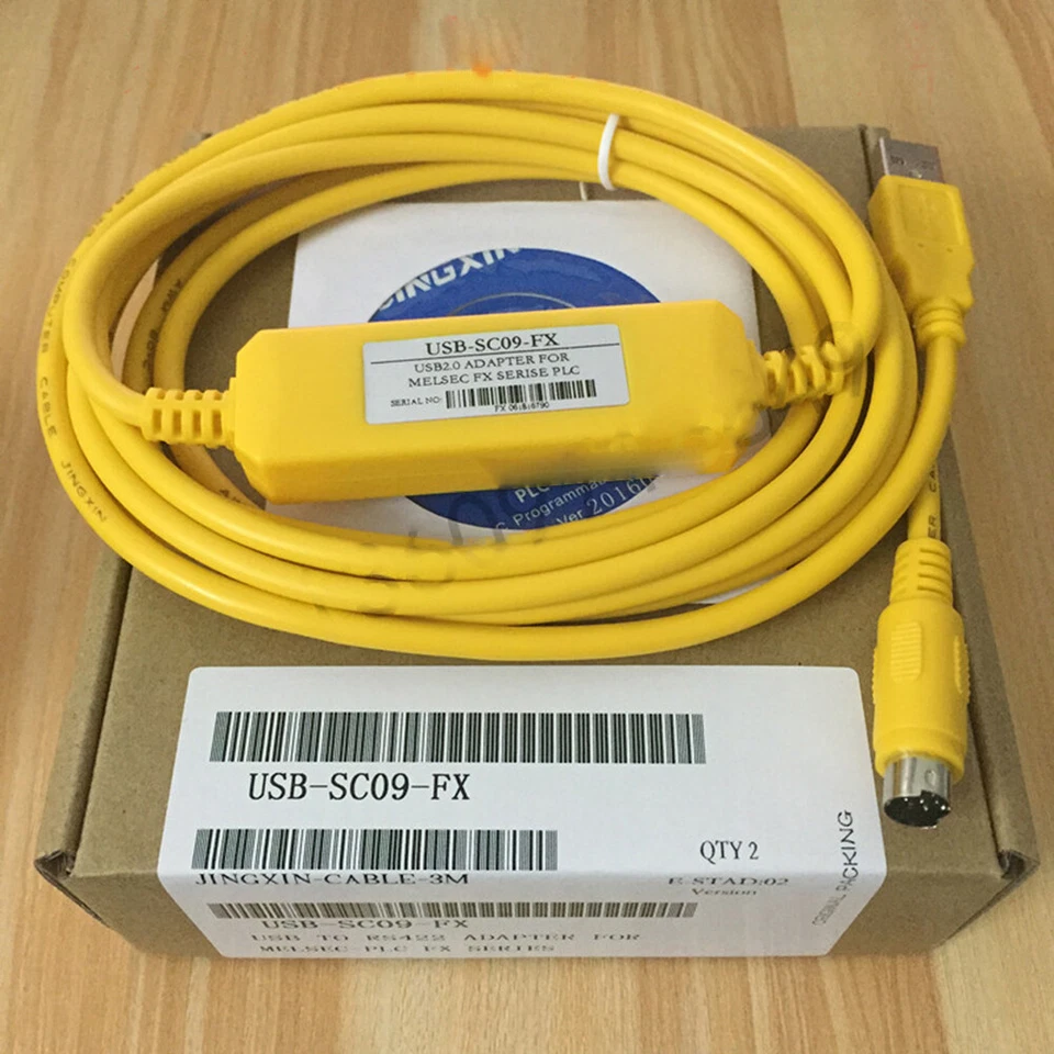For Mitsubishi FX1n2n3u3g PLC USB-SC09-FX II Data Monitoring Download Cable - Image 1 of 4