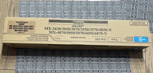 Sharp Toner MX-2630/3050/3070/3550/3570/4050-N - CYAN NIB - Picture 1 of 4