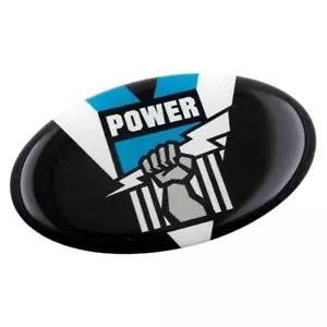 Adelaide Port Power AFL Lensed Team Oval Decal Badge - Cars, Bikes Laptops, M... - Bild 1 von 1