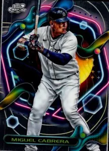 2023 Topps Cosmic Chrome Miguel Cabrera Detroit Tigers #100 - Picture 1 of 2
