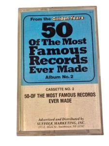 50 of the most famous records ever made Golden Years NO. 2 CASSETTE tape - Foto 1 di 7