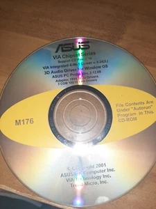 Asus Via Chipset Series M176 Driver CD - Picture 1 of 2