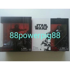 Combo exclusivo de la serie negra de Star Wars Kylo Ren, Vader y Stormtrooper vendedor de EE. UU. - Imagen 1 de 1