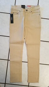 KAYDEN K MENS SKINNY JEANS SIZE 28/30 KHAKI (CB88) - Picture 1 of 2