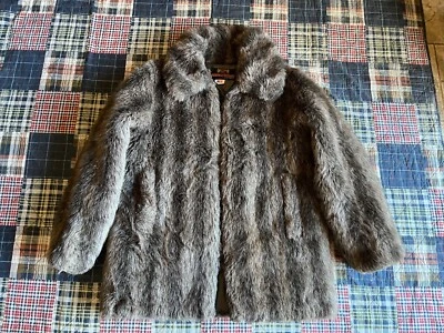 Abrigo parka vintage de piel sintética de ganso Hansa Branta Stearns para mujer talla L Foto 1 de 4