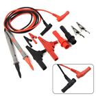 8 In 1 10A Probe Test Lead-Alligator Clips For-Fluke Clamp Multi Meter-Cable