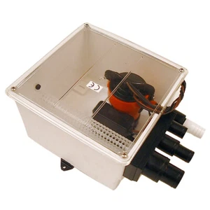 JOHNSON PUMP 1000 GPH MULTI PORT SHOWER PUMP 12V W/SWITCH - Imagen 1 de 1