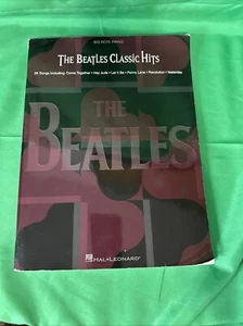 The Beatles Classic Hits Big-Note Pianoforte Easy Spartiti 26 Canzoni Libro - Foto 1 di 5