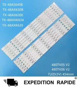 RAMPE LED TV PANASONIC 48' 480TV05 V2 480TV06 V2 BX-48S04E01-2 MX48S04E03 - Foto 1 di 1