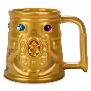 Tazza scolpita Disney Marvel's Avenger Infinity Gauntlet I Am Inevitable nuova - Foto 1 di 3