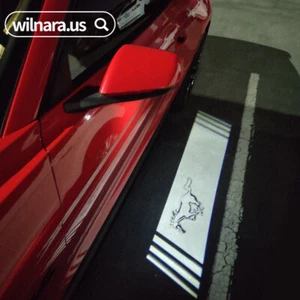 HD L&R Side Mirror Puddle LED Shadow Laser Lights Courtesy Lamp For MUST.ANG - Picture 1 of 13