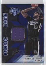 2015-16 Totally Certified Fabric of the Game Materials Blue /49 DeMarcus Cousins