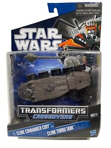 Transformers Star Wars Crossovers Turbo Tank to Clone Commander Cody Figure NEW