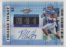 2019 Panini Contenders Draft Picks Optic Hyper Darrell Henderson Rookie Auto RC