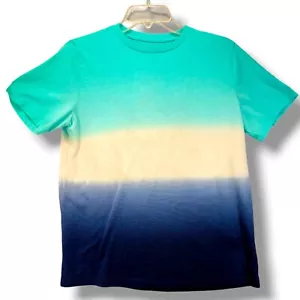 Urban Pipeline Ombre Tee Shirt Deep Blue Dip Large Husky Boys Men's Size Small - Picture 1 of 7