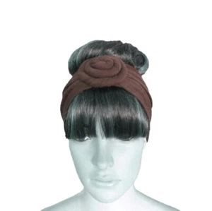 Brown Headband. Flower Head Wrap. Adult Hairband. Soft Hair Wrap. Hair Piece. - Picture 1 of 2