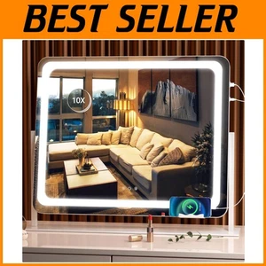 LED Vanity Mirror with Lights & 10X Magnification - Picture 1 of 8