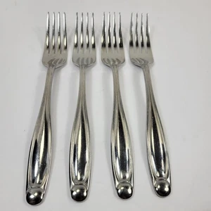 Oneida Alexandria 4 Forchette da Pranzo 18/0 Acciaio Inox Lucido - Foto 1 di 11