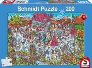 NEU Schmidt Puzzle 200 Teile 8+ Alter Blick in die Ritterburg - Bild 1 von 2