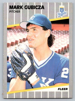1989 Fleer #283 Mark Gubicza Kansas City Royals - Image 1 of 2