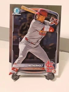 2025 Bowman Chrome - Prospects JJ Wetherholt, JJ Wetherholt #BCP-241 (RC) - Picture 1 of 4