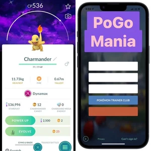 Shiny Dynamax Charmander✨Special Background✨mini PTC 20k✨ - Picture 1 of 1