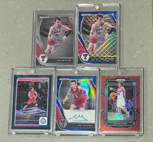 Rookie Lot Mac McClung Blue Prizm Rookie Auto RC /149 NBA Hoops Numbered - Picture 1 of 4
