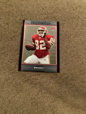 Dwayne Bowe 2007 Bowman Chrome Rookie #BC78 - Image 1 of 2