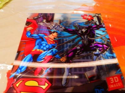 Superman Vs Electro DC 500 Piece Prime 3D Jigsaw Puzzle 24x18 Inch New Sealed - Image 1 of 4
