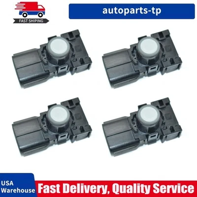 4PCS PDC Parking Sensor White/Black For Toyota Lexus CT200H GS450H GS350 - Image 1 of 4