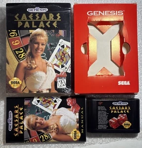 Caesar's Palace Complete In Box CIB- Sega Genesis- TESTED - Picture 1 of 9