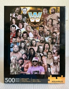 WWE Wrestling Puzzle WWE Legends Sting Macho Man 500 Pieces Aquarius NEW - Picture 1 of 4