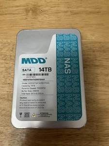 MDD 14TB 7200RPM 256MB Cache SATA 6.0Gb/s 3.5inch Internal NAS Hard Drive - Picture 1 of 2