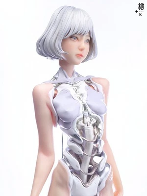 Estátua Sideshow Manas SUM 1/4 Android IV 02 24" Hajime Sorayama/Robô Sexy/Yamato - Imagem 1 de 4