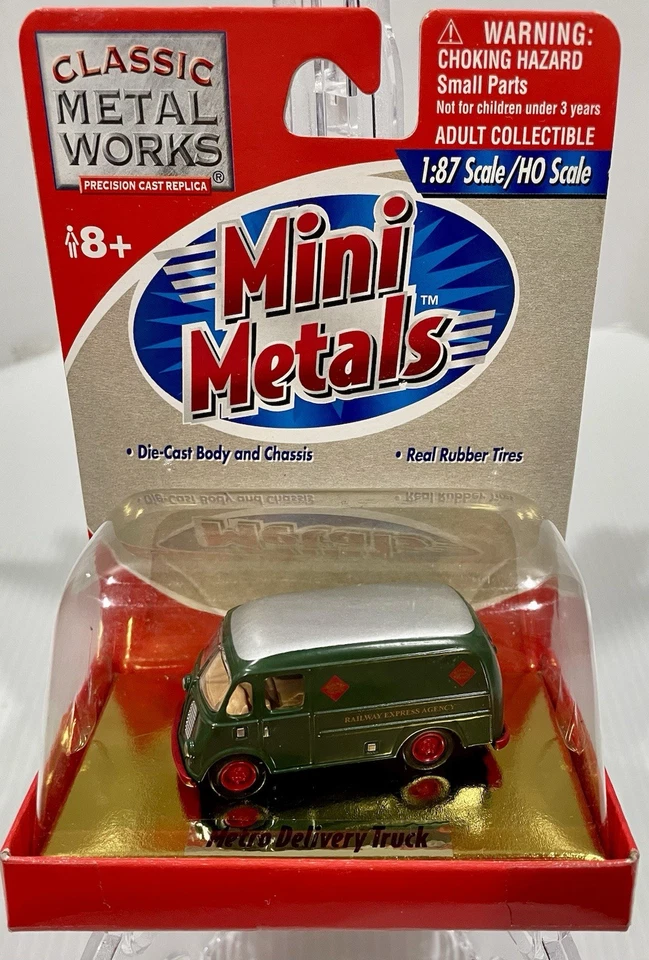 HO 1/87 Scale Classic Metal Works Mini Metals #30118 Metro Delivery Truck NOS - Image 1 of 4