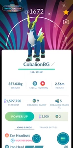 Shiny Cobalion with BG | Tr-de 20K, 80K, 1M | Tr-de Go ✨ - Picture 1 of 1