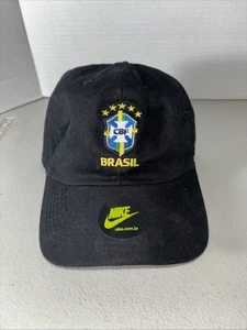 Nike BRASIL Adulto Gorra Bordada Correa Ajustable Hecho en Brasil - Imagen 1 de 8