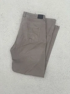 Peter Millar Khaki Pants Size 36 Brown 36x32 Golf Work Breathable Comfort - Picture 1 of 9