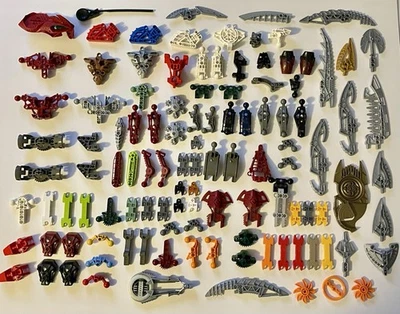Lote 115 peças Lego Bionicle Toa Mata Metru membros pés armadura tronco estampado - Imagem 1 de 4